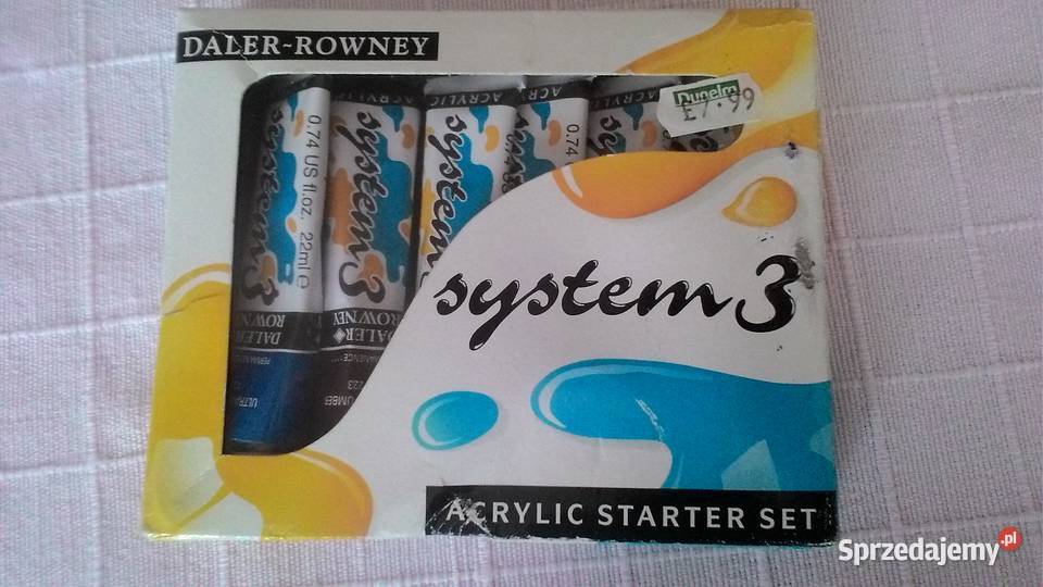Daler Rowney farby akrylowe system 3 Malarstwo mazowieckie Płońsk