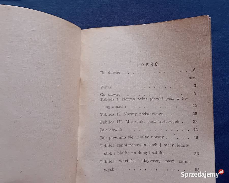 Inż J Prończuk Mormy żywienia krów w zimie Koźminek sprzedam