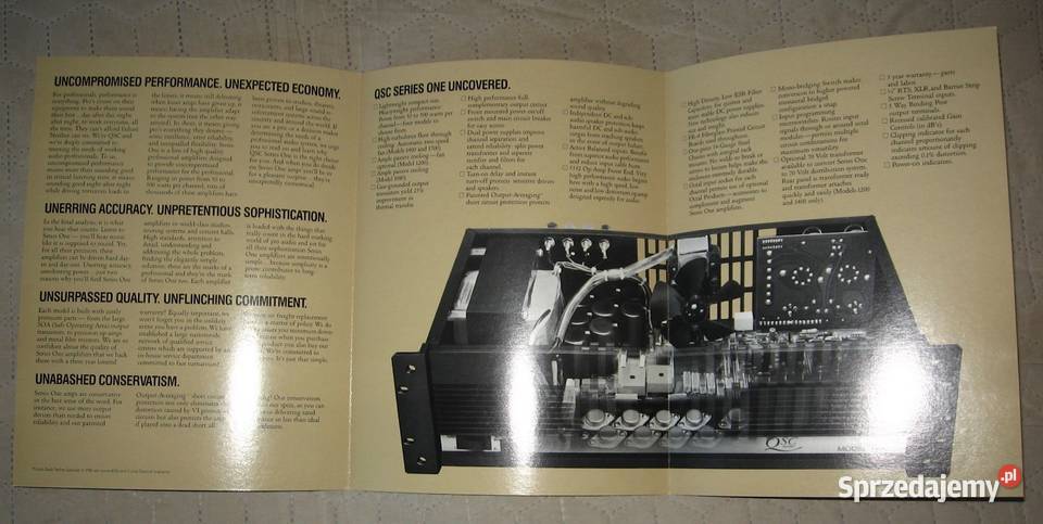 QSC Audio brochures leaflets lot broszury Kępice
