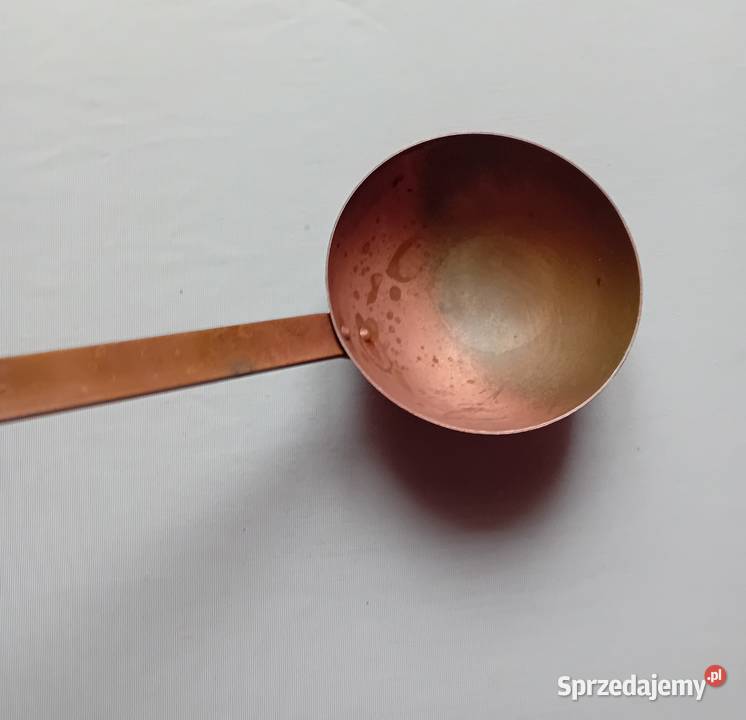 Miedziana chochla pojemność około 300 ml Antyki Koźminek