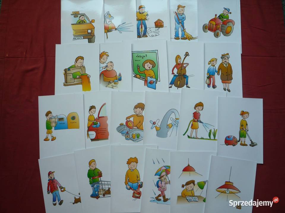 Nowe 22 Obrazki Ilustracje dydaktyczne Zawody