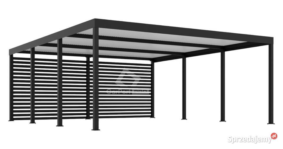 CarPort PREMIUM wiata samochodowa 6x55 antracyt samodzielny małopolskie Tarnów