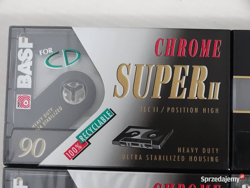 Kaset magnetofonowe BASF Chrome Super II 90 CRS Kultura i Rozrywka sprzedam