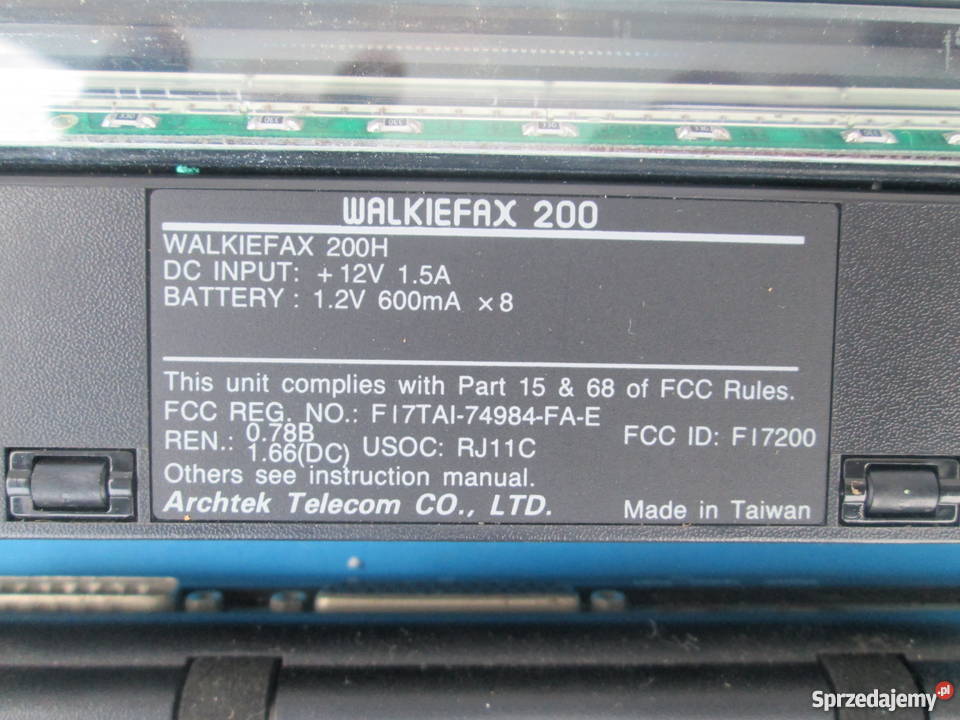 ARCHTEK WALKIEFAX 200 Skierbieszów