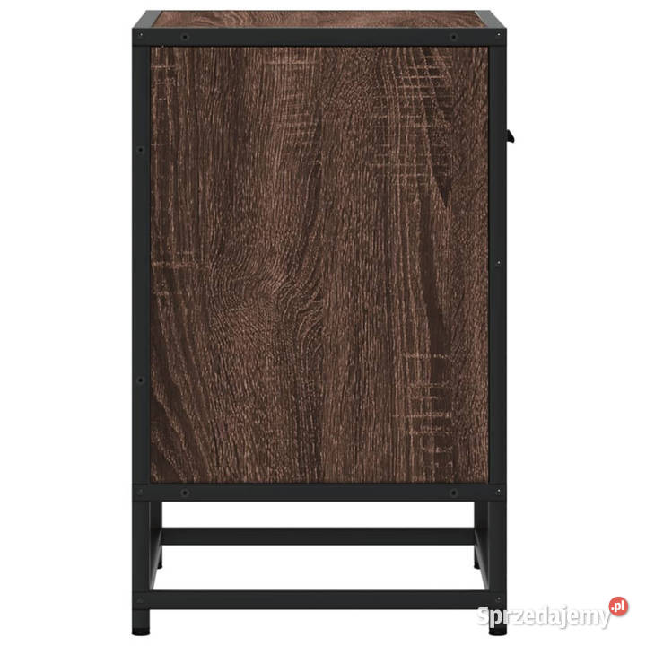 Szafka nocna brązowy dąb 40x31x50 materiał