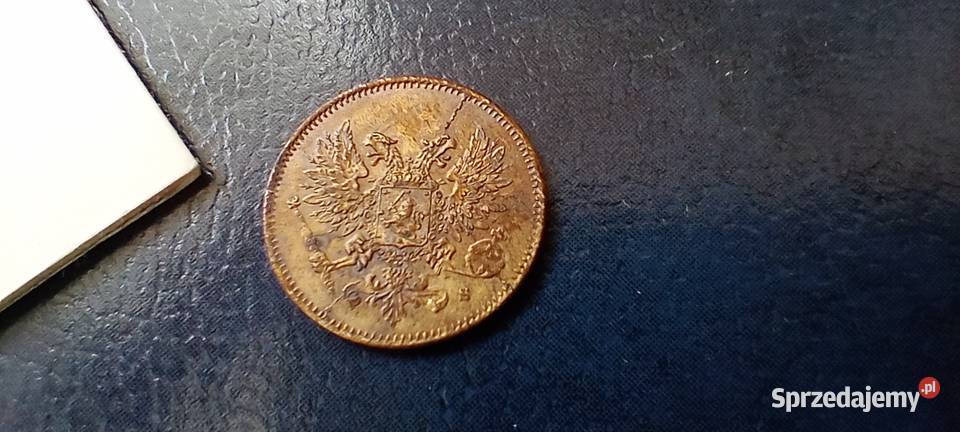 Stare monety 25 pennia 1917 odmiana 1 Finlandia Lesko sprzedam