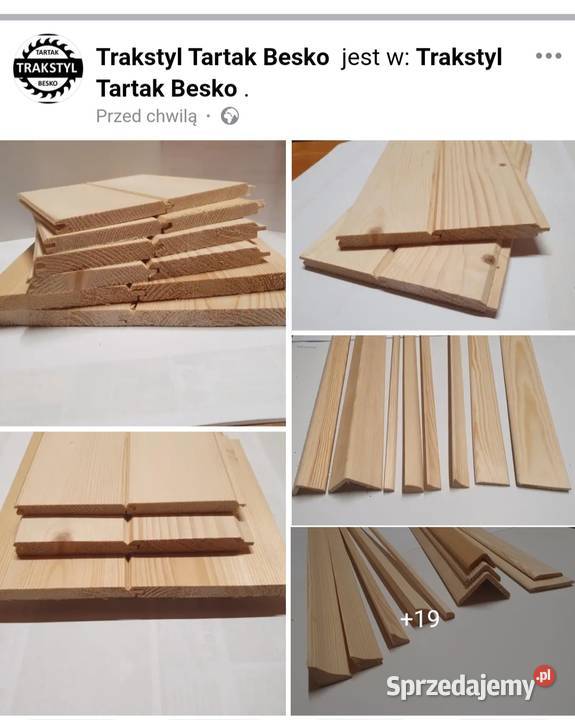 Deska tarasowa ryflowanan modrzew czterostronnie Besko