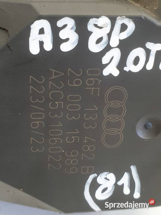 Audi A6 C6 20 TFSI NASTAWNIK KOLEKTORA Kolektory ssące lubelskie Rudka