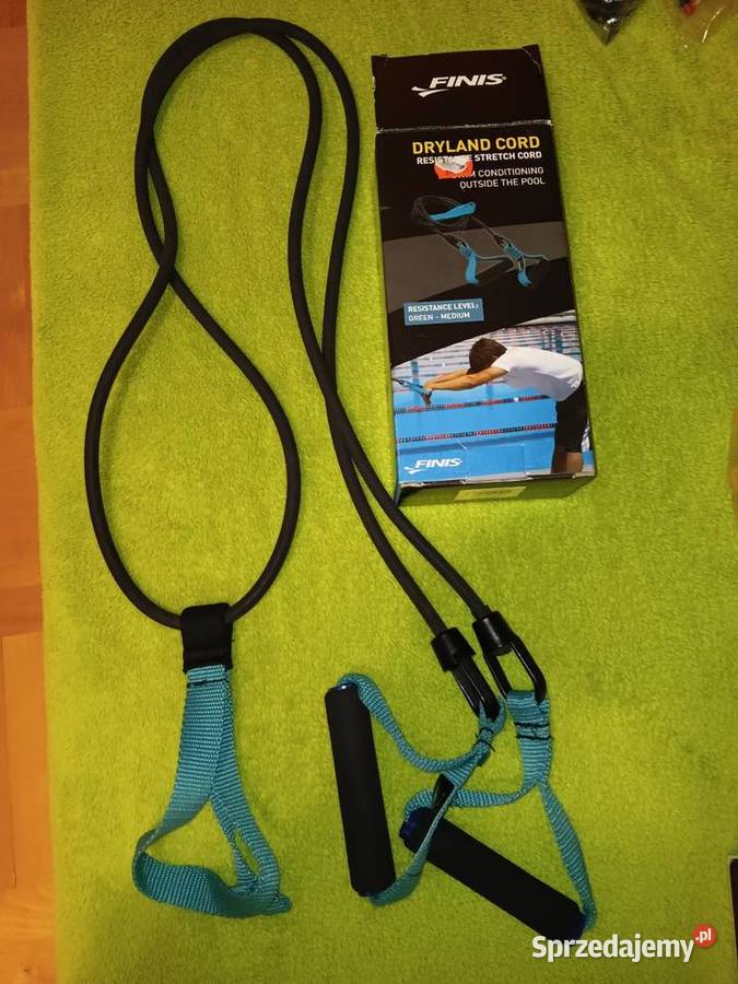 Gumy taśmy treningowe pływackie Finis zielone Katowice