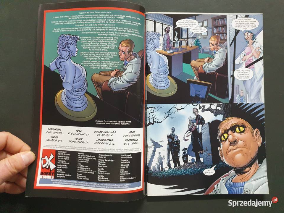 The Spectacular SpiderMan kompletna historia Rok wydania 2005 Komiksy