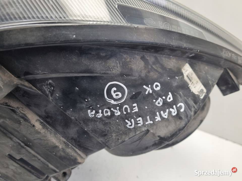 LAMPA PRAWA VW Crafter PRZEDNIA prawy przód lubelskie Rudka