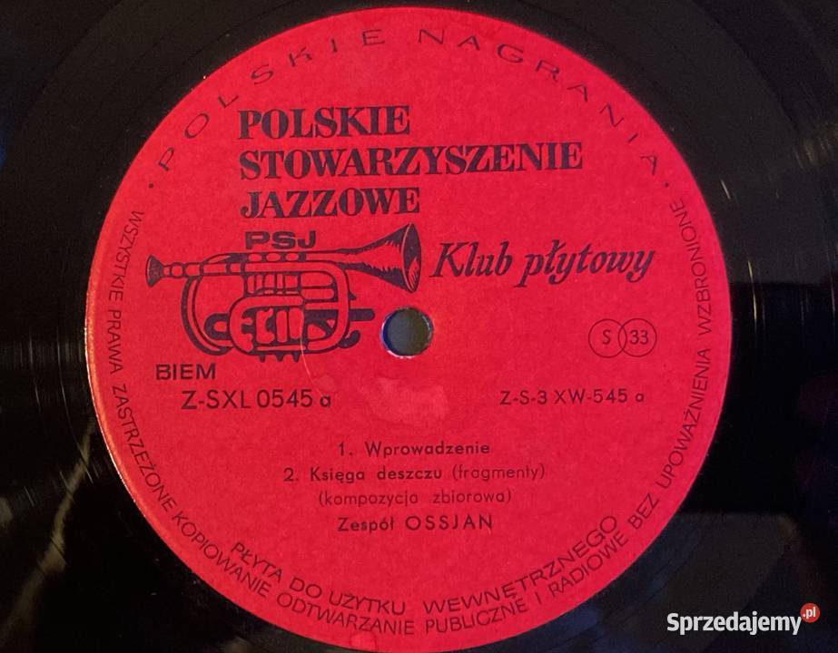 KLUB PŁYTOWY POLSKIEGO STOWARZYSZENIA JAZZOWEGO płyta winylowa Szczecin