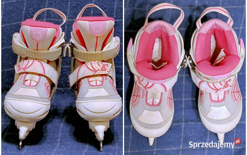 OXELO łyżwy dziecięce regulowane rozmiar 3235 Łyżwiarstwo i hokej Piotrków Trybunalski