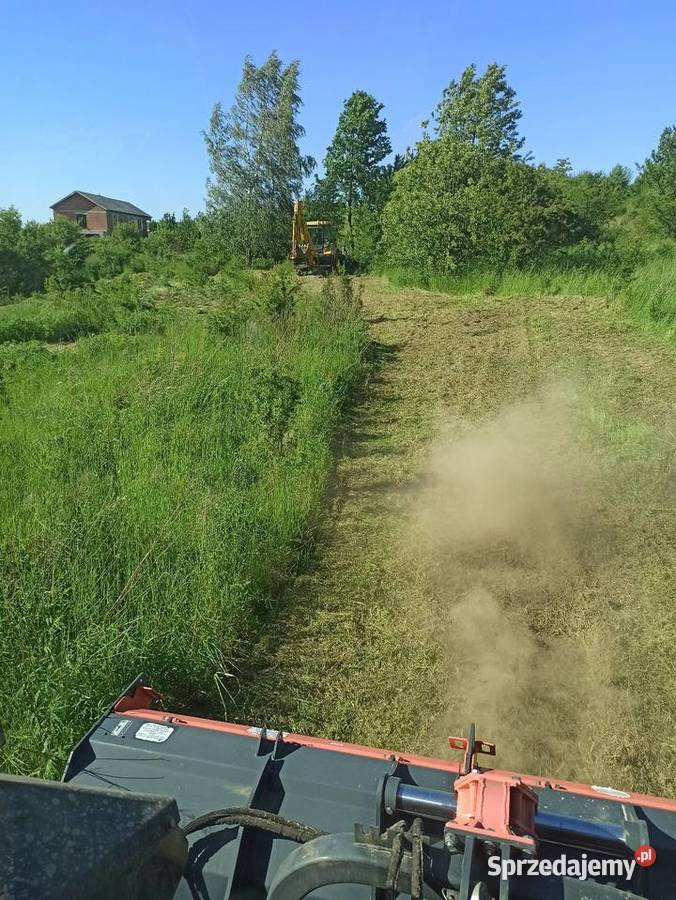 Mulczowanie wykaszanie nieużytków poplonów Karczowanie i usuwanie drzew