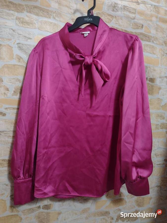 44XXL RIVER ISLANDWytworna bluzka z szalem i Bluzki i koszule Kraków