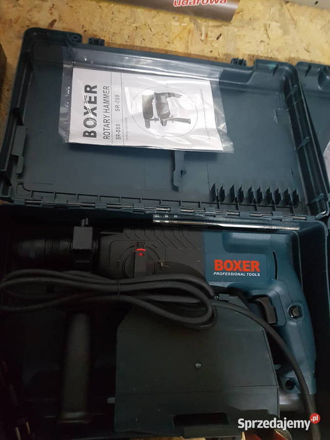 Młotowiertarka 2650 wat BOXER sr089 2 futerka wielkopolskie Głogowa sprzedam