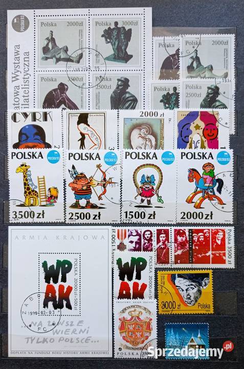 K Znaczki polskie 1992 IV kwartał kasowany Leźnica Wielka