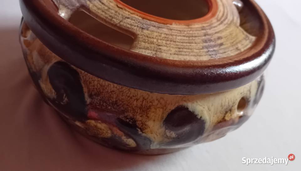 Ceramiczny podgrzewacz Grafenroda sygnatura z Koźminek