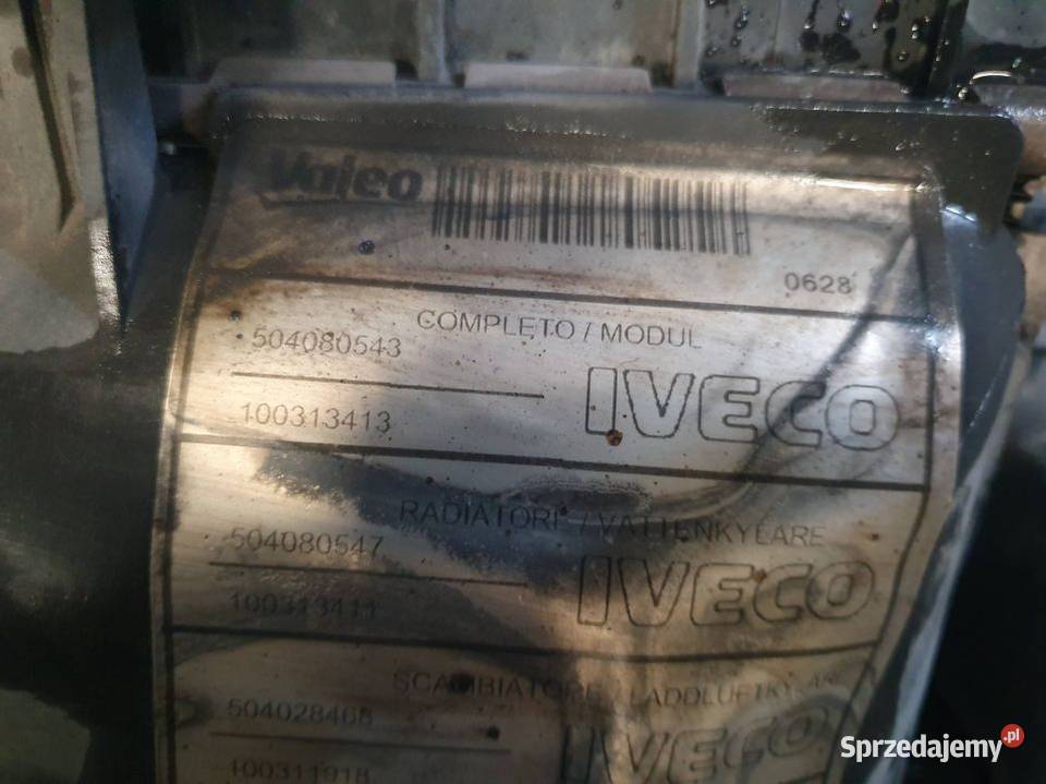 CHŁODNICA WODY IVECO EUROCARGO 100E18 504080547 kujawsko-pomorskie Lipno sprzedam