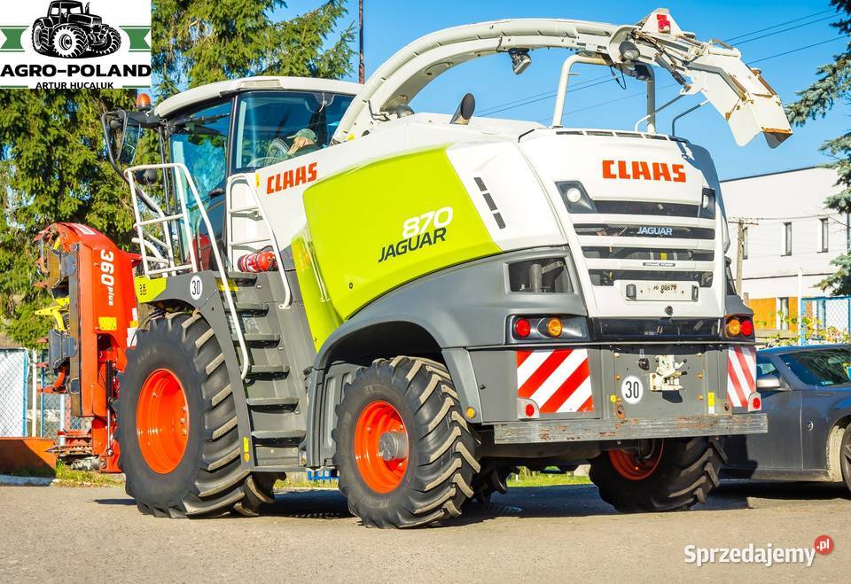 CLAAS JAGUAR 870 2015 4X4 KEMPER 360 PLUS PU300 Samojezdne dolnośląskie Kudowa-Zdrój