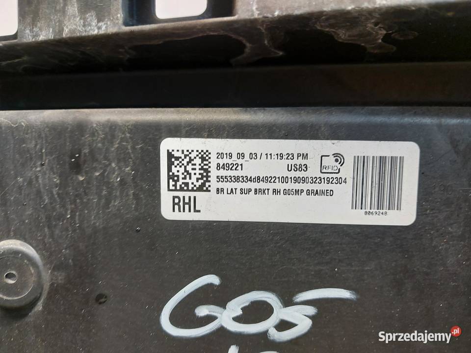 BMW G05 X5 30d 2019r MOCOWANIE ZDERZAKA PRAWY