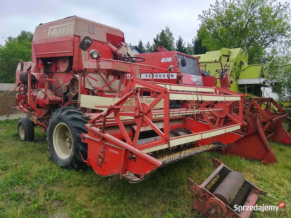 Kombajn zbożowy Fahr m66 z sieczkarnia heder 25m Skaryszew