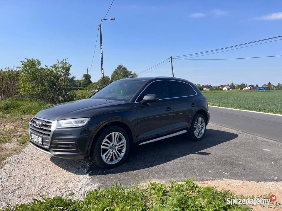 Audi Q5 IIFY 20 TFSI Quattro S tronic 2018r elektrycznie ustawiane fotele Ślesin