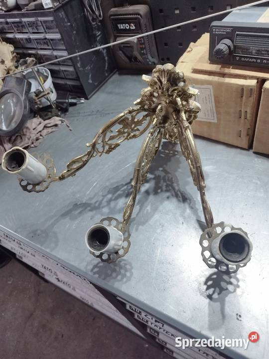 Kinkiet mosiężny Iżyk k10 retro zabytek lampa Kinkiety Szczecin