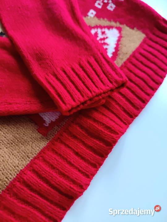 Nowy sweter świąteczny Renifer No name 98104 Katowice sprzedam