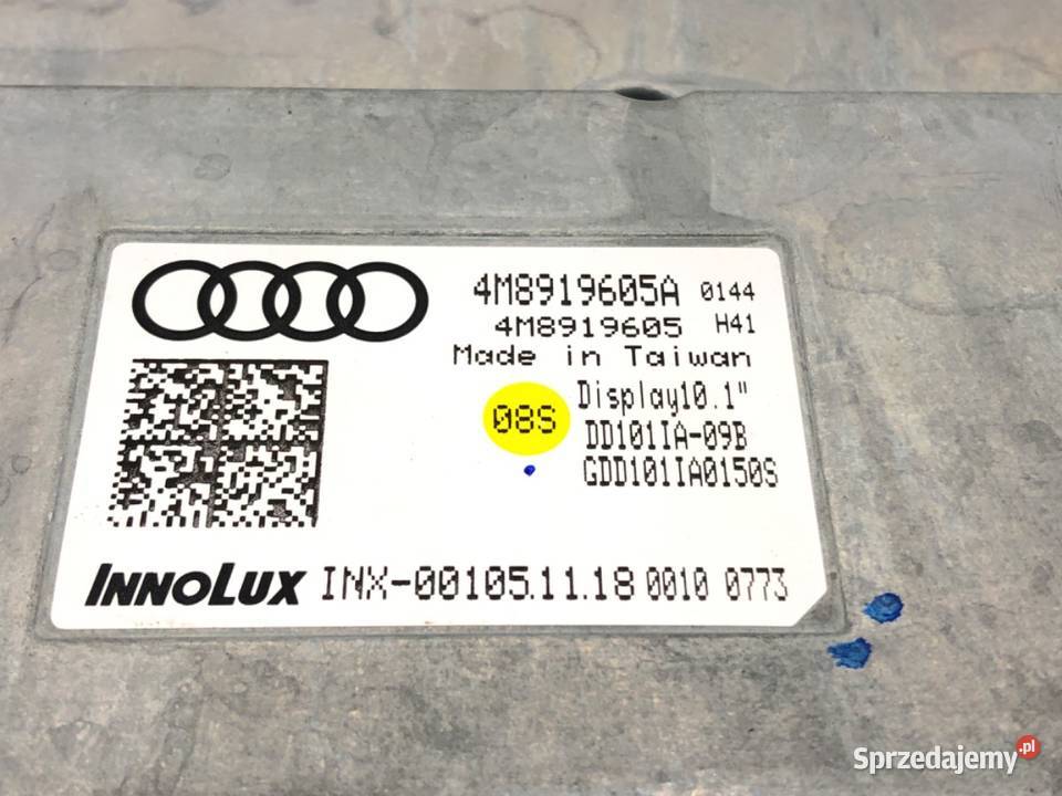 WYŚWIETLACZ AUDI Q8 4M8919605A EKRAN MONITOR