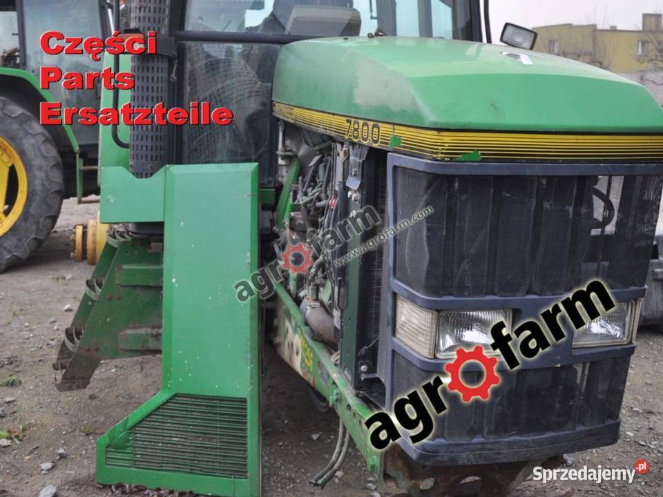 John Deere 7800 części skrzynia biegów zwolnica Byków