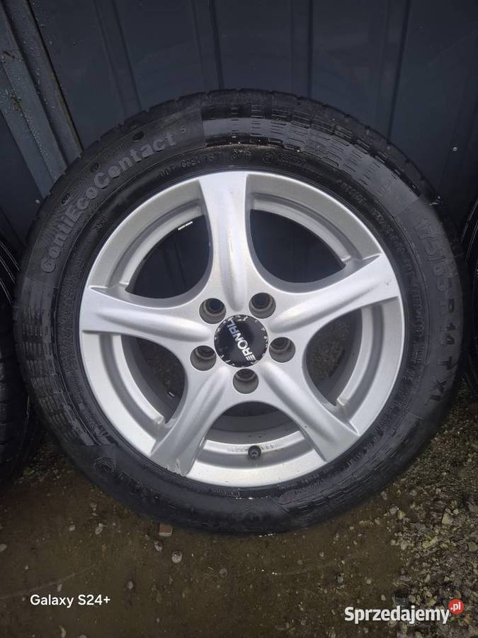 Felgi r14 5x100 Opony letnie 1756514 Nowosiółki sprzedam