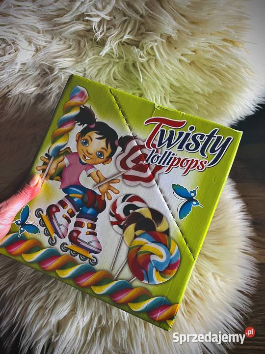 Lizak świderek Twisty Duży odpust słodycz deser Reda