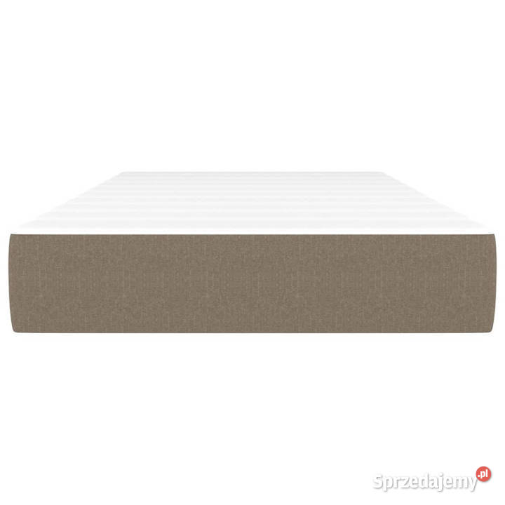 Materac kieszeniowy kolor taupe 80x200x20 Warszawa
