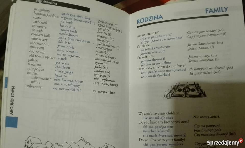Polish phrasebook with twoway dictionary Lonely mazowieckie Warszawa