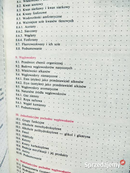Chemia Matusewicz książki używane antykwariaty mazowieckie Warszawa