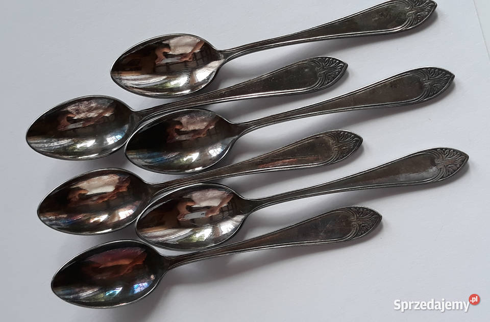 Posrebrzane łyżeczki do kawy mokki wz FRANCUSKI Dąbrowa Górnicza sprzedam