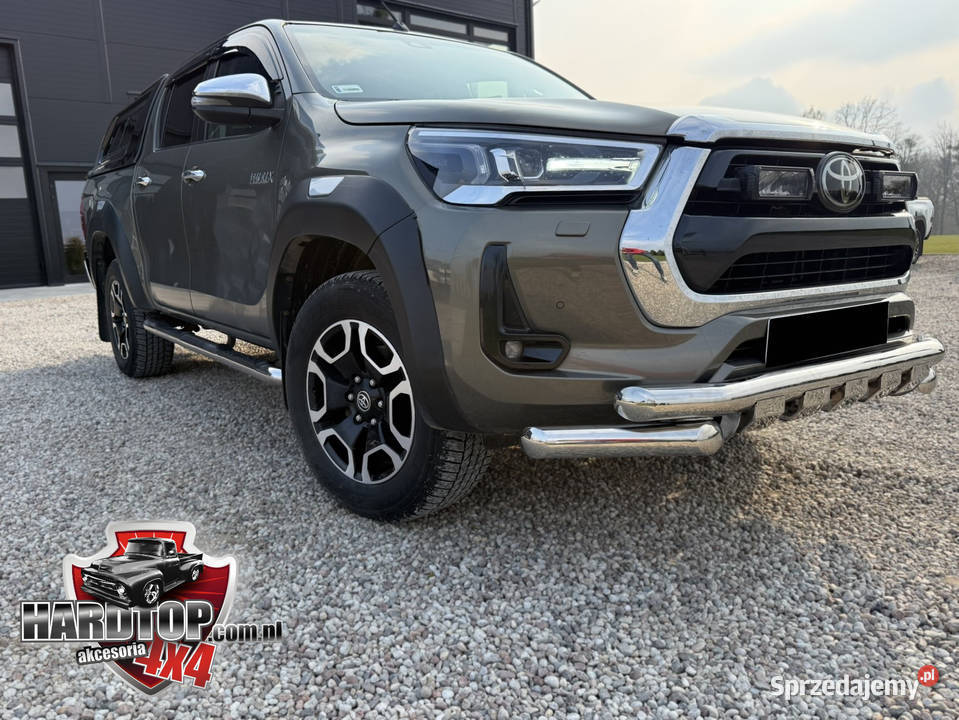 Orurowanie przednie TOYOTA HILUX 2021 76mm Chrom Pozostałe