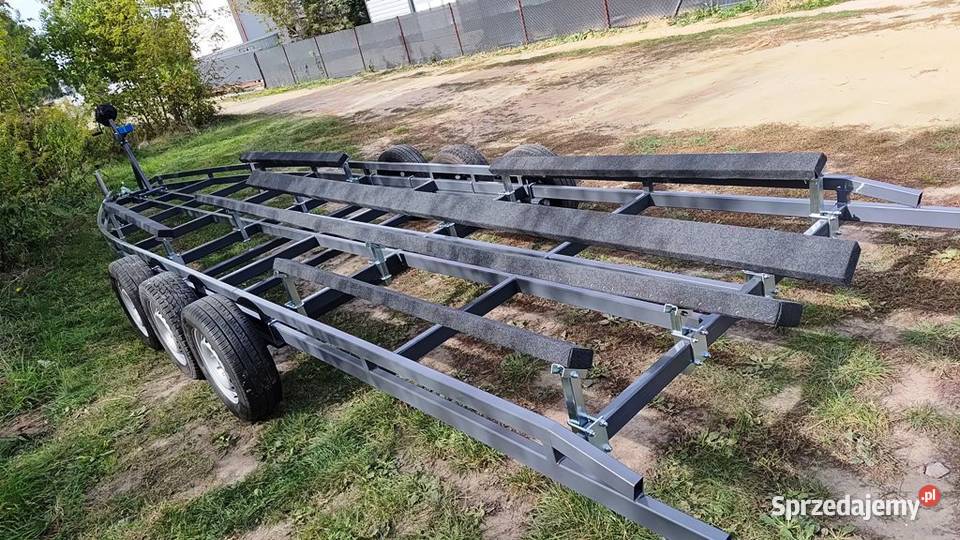 Przyczepa podłodziowa portowa trzyosiowa 9m 5dmc Wyszków