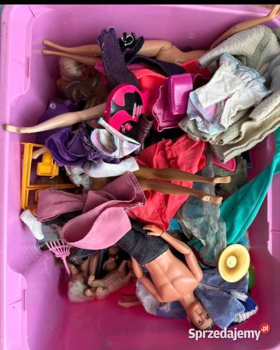 kosz lalki barbie i akcesoria Maszewo