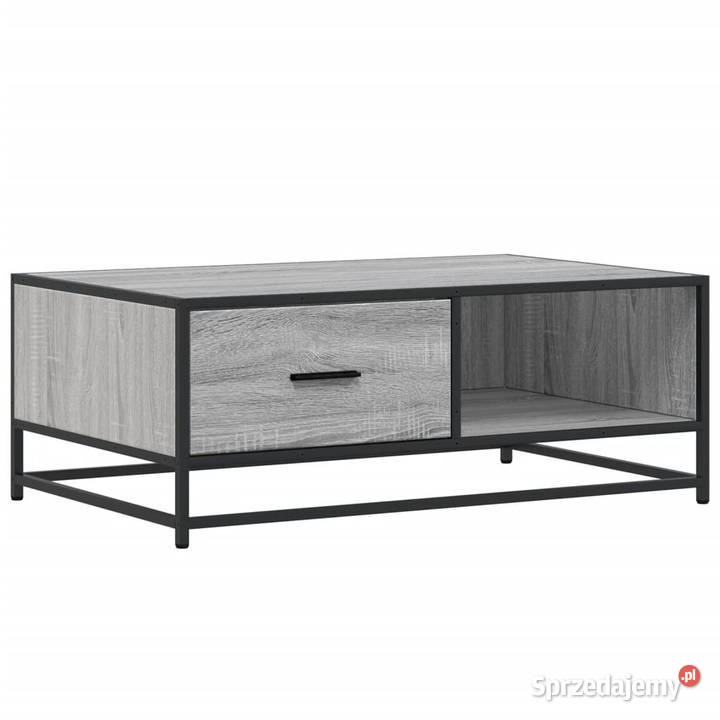 Stolik kawowy szary dąb sonoma 90x57x35 WM848757 mazowieckie Warszawa sprzedam