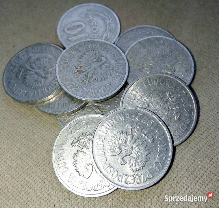 POLSKA10 GROSZY1972 r zzmAL9 SZTUK Legionowo