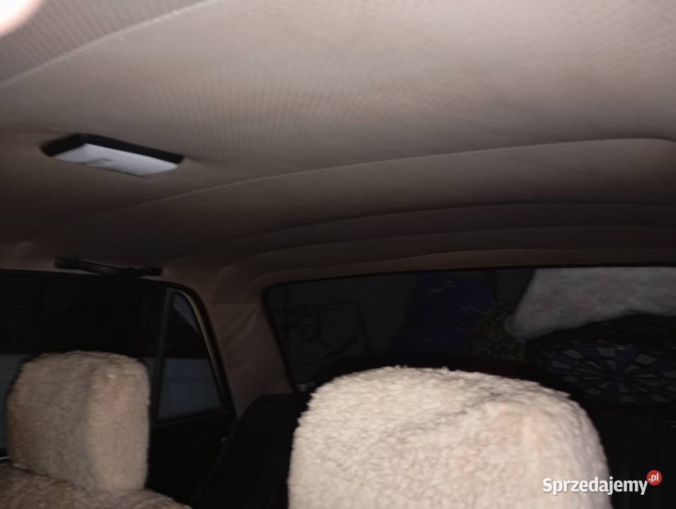 Fiat 125 czarne tablice Milicz