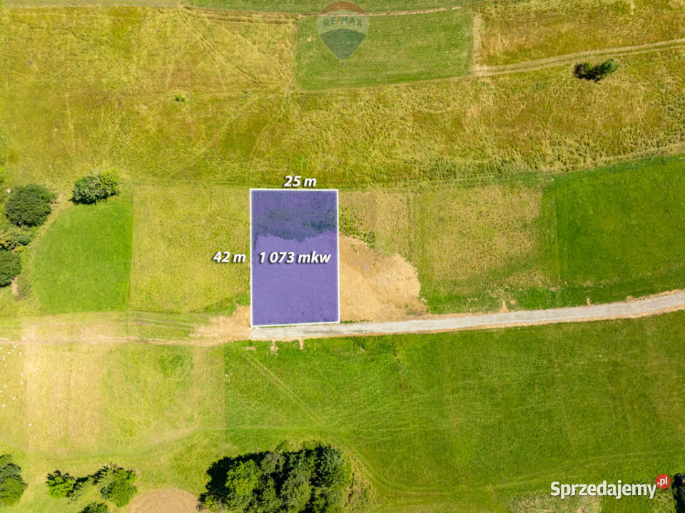 Działka budowlana Leszczyny 1073m2 25m Sierockie sprzedam