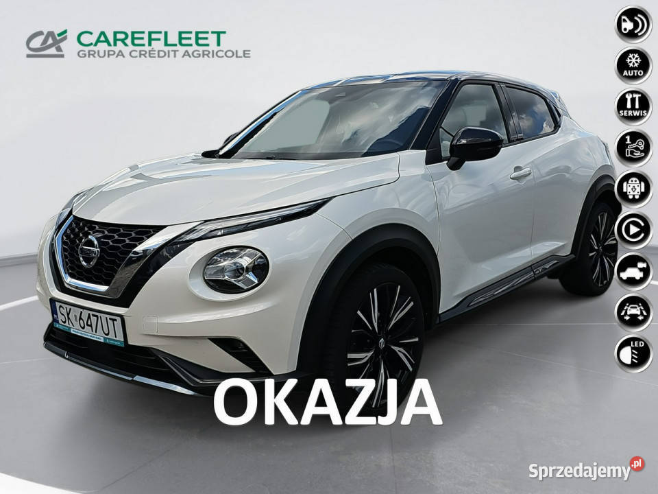 Nissan Juke Nissan Juke 10 DIGT NDesign nieuszkodzony Katowice