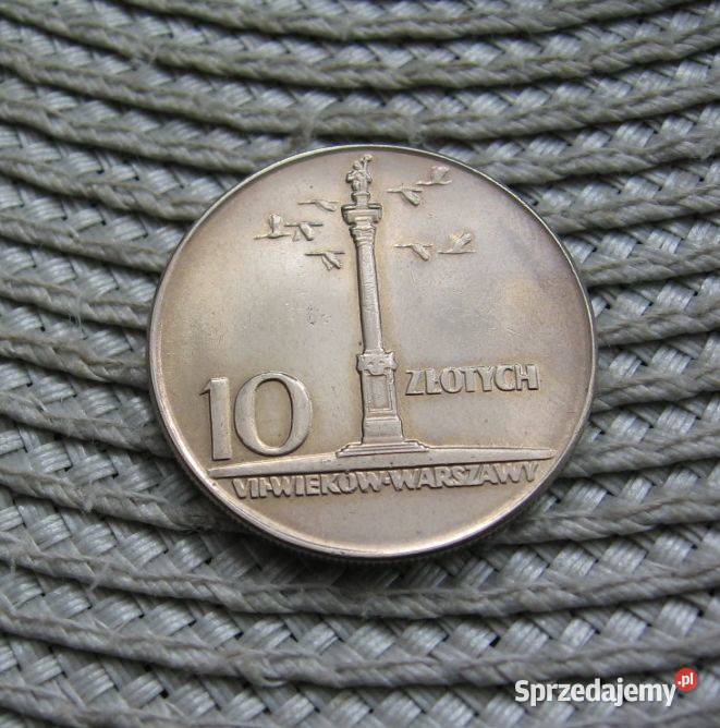 Polska 10 1965r Kolumna Zygmunta Ładna Antyki, Sztuka, Kolekcje wielkopolskie Kalisz sprzedam