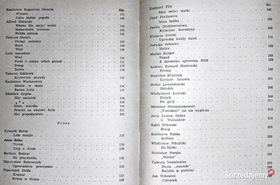 Młoda wieś pisze Almanach 1961 S Dybowski J M sprzedam