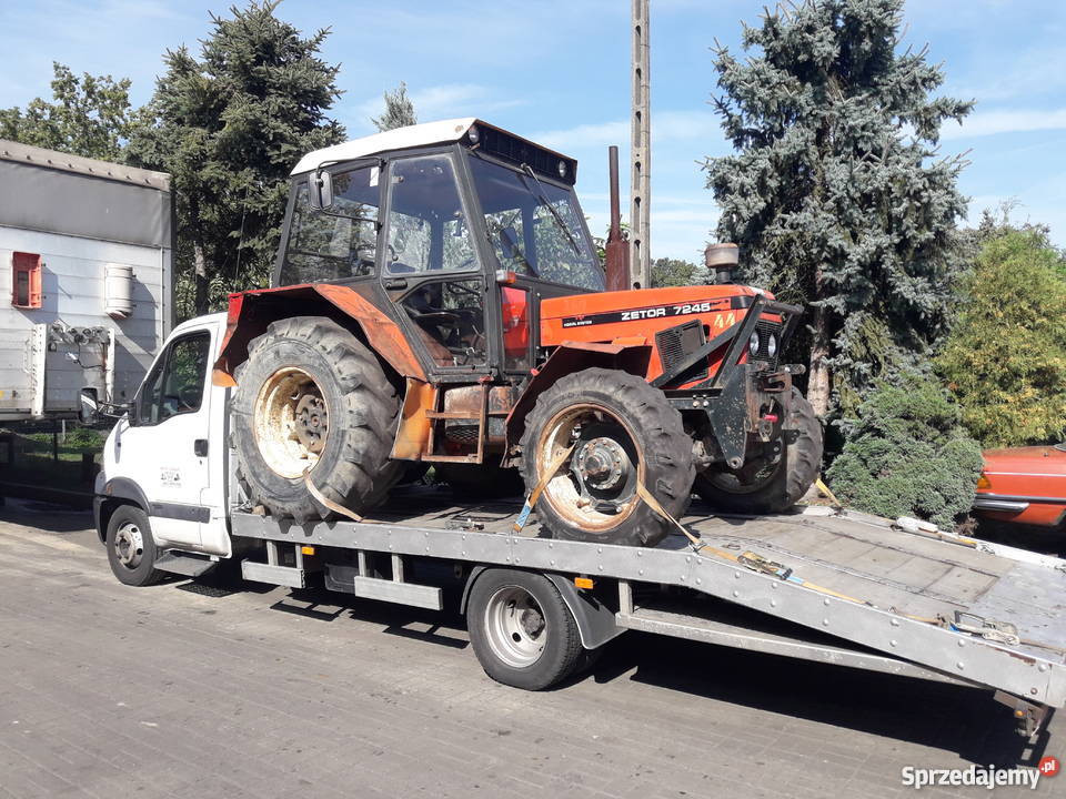 URSUS ZETOR FIAT FERGUSON TRANSPORT LAWETA Ciągniki Złoczew
