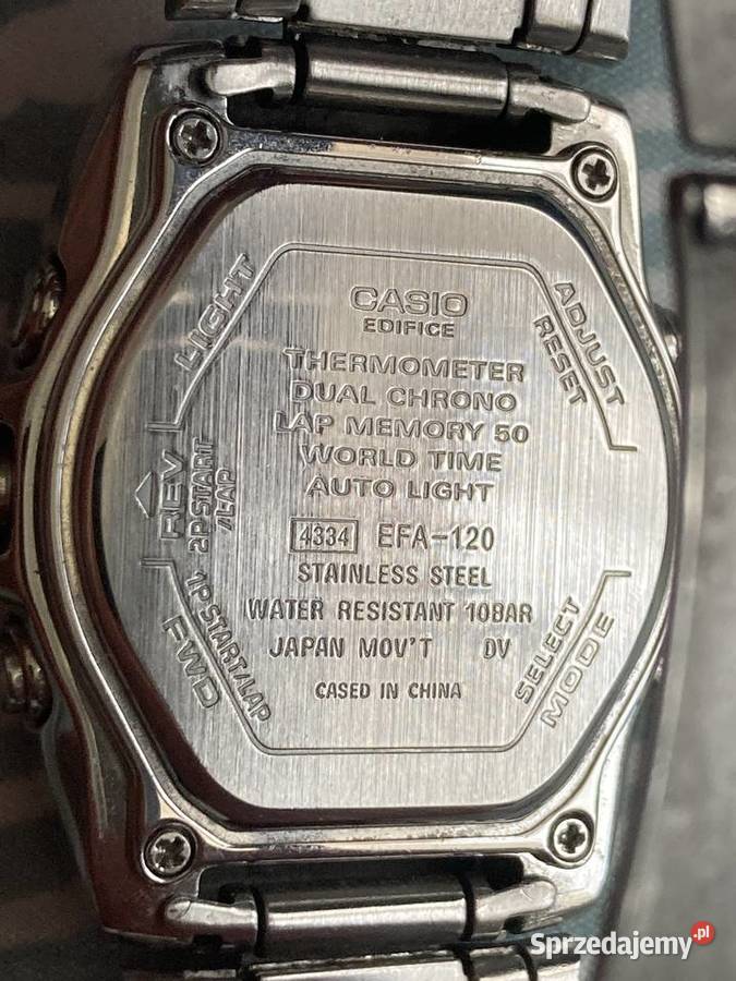 Zegarek CASIO edifice EFA 120 NA CZĘŚCI dolnośląskie Wrocław