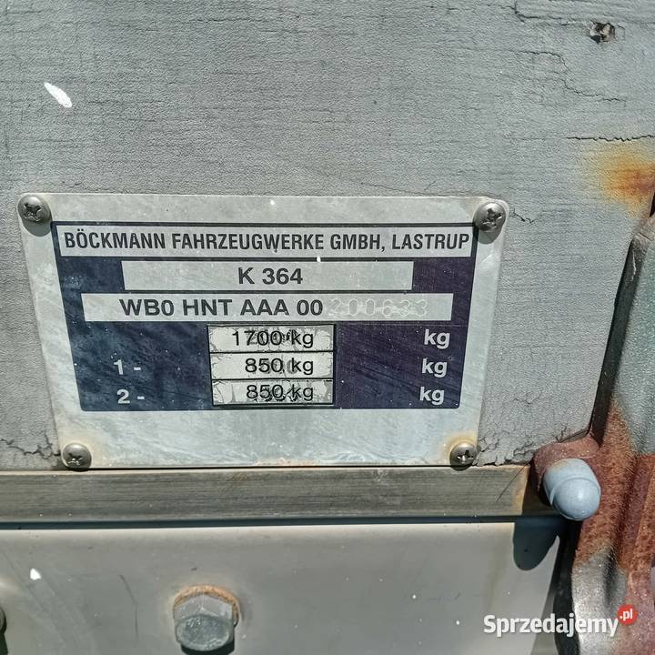 Sprzedam Przyczepkę Dmc 1700 Opatówek